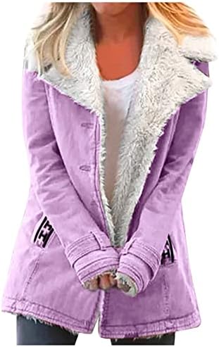 Женски јакни со качулка топло руно кадифен фланел преголем палто со зимски качулка со долг ракав