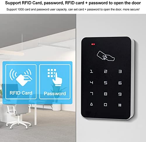 ОБО раце РФИД самостојна читач на картички за пристап до тастатура со дигитална тастатура+10 ЕМ4100 ознаки за дома/стан/фабрички