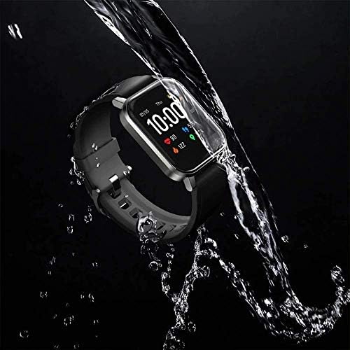 Haylou LS02 Smart Watch 2 1.4inch LCD екран BT 5.0 12 Sports режими IP68 водоотпорен 20 дена миризба на рачен рачен часовник на срцев ритам Фитнес нараквица