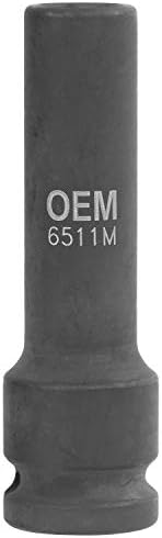 Oemtools 6511M 1/2 инчен погон 11мм Влијание на длабок метрички штекер