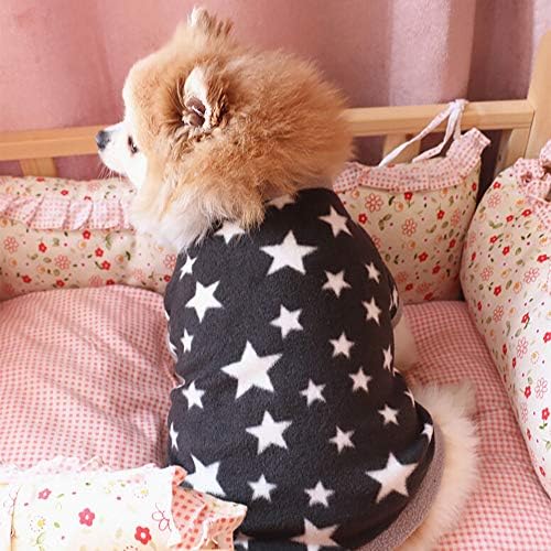 Облека за кучиња за кучиња од честитка со средна големина облека мода топло мачко кученце кучешка облека домашна кошула џемпери со средна