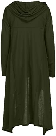 Асиметрични асиметрични полите на beuu, лабави врвови, дуксери, обични џемпери со долги ракави со џеб носии за Ноќта на вештерките