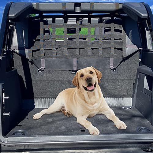 BESTAOO за бариера за автомобили за кучиња Форд Бронко, Поделбата на безбедноста на миленичињата нето-возила за безбедност на