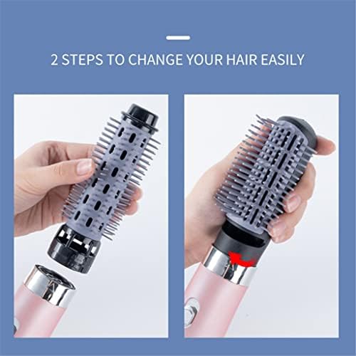 ZLXDP 4 во 1 фен за коса со топол воздух за топол воздух Стилер и волумензатор за коса засилување на чешелче за четка за четка за фен за фен за