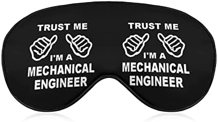 Верувај ми дека сум машински инженер печати маска за очите, блокирајќи ја маската за спиење со прилагодлива лента за работа за смена за спиење