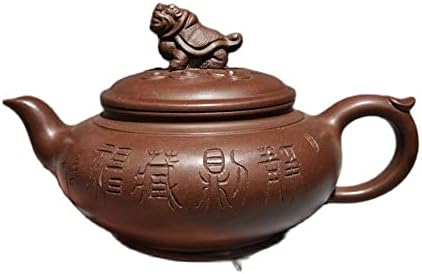 Lshacn yixing zisha clay чајник gongfu чај сет виолетова глинеста чајник xu hantang виолетова кал змеј желка издлабена сад 450 мл