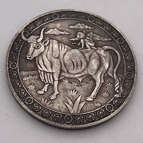 Предизвик Монета 1894 Антички Бакар Стариот Сребрен Феникс Птица Врежана Монета Колекција Монета Занает Бакар И Сребрен Медал Комеморативна