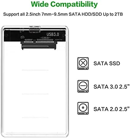 Дебела Sata 3 ДО USB 3.0 2.5 Инчен HDD Ssd Хард Диск Докинг Станица Куќиште HDD Случај