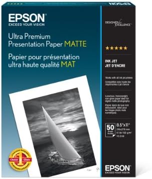 Епсон Ултра Премиум презентација хартија мат, бел