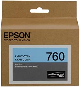 Epson T760 Ultrachrome HD Мастило Во собата За SureColor P600 Печатач-HD Црна, HD Цијан, HD Magenta, HD Жолта, HD Светло Цијан, Музеј