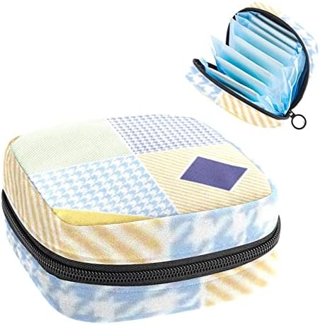 Орјуекан санитарна торба за складирање на салфетки, торба за преносни периоди за жени девојки менструална чаша торбичка, цртани