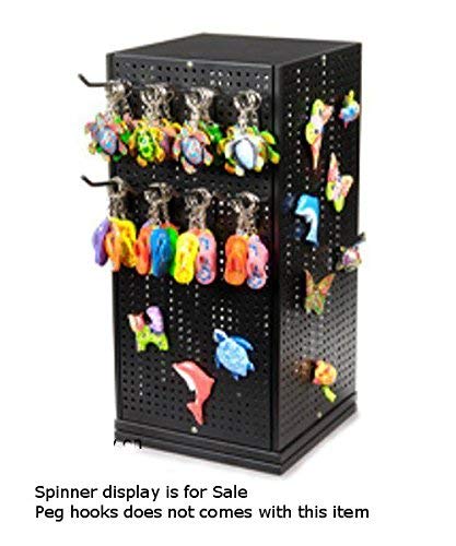Metal Pegboard Counter Spinner Display 10 in. W x 10 in. D x 20 in. H. H. H.