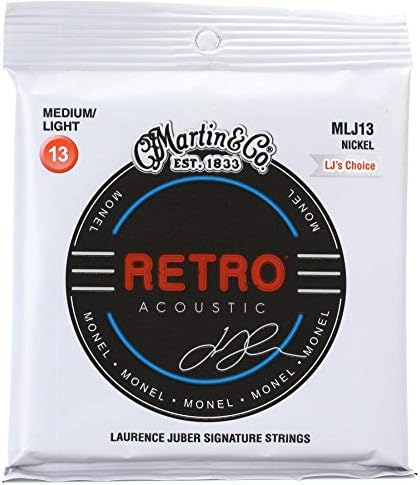 Martin Retro Acoustic, жици на гитара, .013-.056 LJ S избор