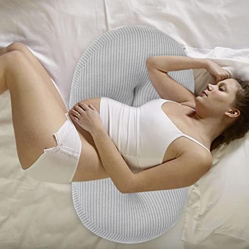 Тодмомија бремена спиење бременост Модерна перница за во облик на двојно клин на долниот дел на половината, породилно породилно, породилно