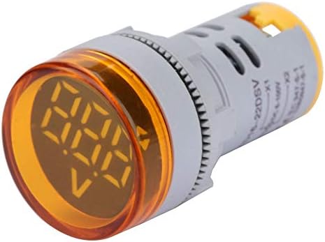 Индикатор за дигитален напон на Fafeicy, Индикатор за напон на напон, LED дигитален дисплеј, мерен опсег 6-100V, копчиња и индикатори