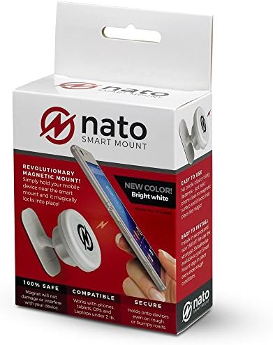 Паметно монтирање на НАТО - повеќенаменски магнетски држач за телефони, таблети и уреди - Универзална стабилност во автомобили, домови и канцеларии