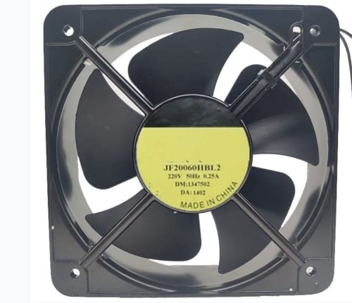 JF20060HBL2 220V 0.25A 200X200X60MM 2-жичен вентилатор за ладење
