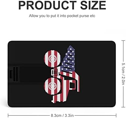 Американско Знаме Камион КРЕДИТНА Картичка USB Флеш Персонализирана Меморија Стап Клуч За Складирање Диск 32G