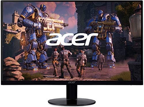 Acer SB240Y Bbix 23.8 Целосен HD Ултра-Тенок IPS Монитор СО НУЛТА Рамка СО Amd Radeon FREESYNC Технологија и 1MS VRB, црна