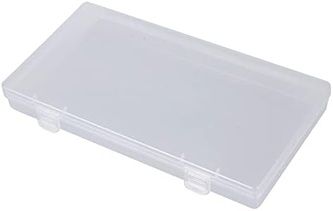 Правоаголна Проѕирна Кутија за Складирање Со Двојна Брава, 7, 7х3, 9х0, 9инчи Пластични Контејнери за Складирање Со Капак Со Шарки, Класифицирано