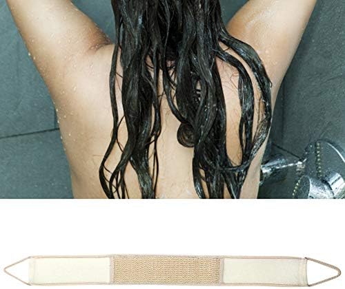 ФИДИДА ексфолирачки крпа, удобно крцкање пешкир ефикасна крпа за бања природно памучно постелнина за туш за четка за чистење на грбот