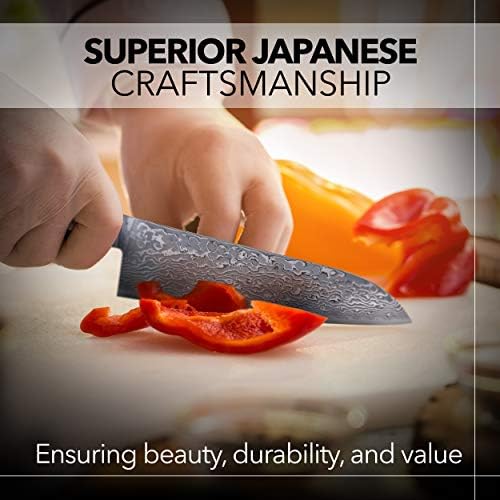 Јкк Оригинален Јапонски Готвачки Нож Кагајаки, Професионален Сантоку Нож Кгр-2, Традиционален Чекан Фалсификуван Челик Р-2 Дамаск