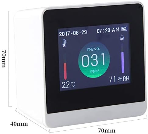 WALNUTA PM2. 5 Тестер За Квалитет На Воздухот TFT Дисплеј Електрична Температура И Влажност Метар Термометар &засилувач; Хигрометар
