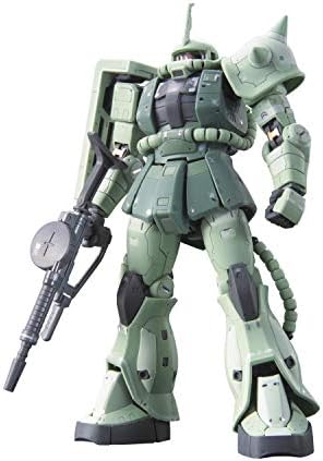 RG Mobile Suit Gundam MS-06F масовно производство Zaku 1/144 Scale Cody Coded Coded Plastic Model