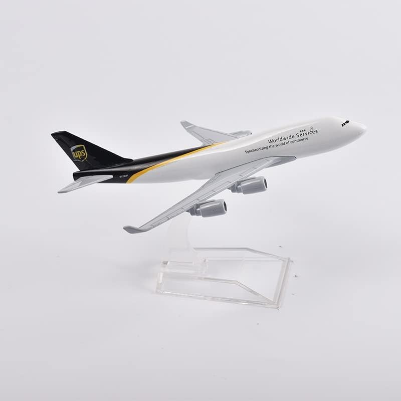 Lukbut Flididing Сооднос на насликани уметнички дела за: 16 см UPS -от Boeing 747 модел на модел на авиони модел на авиони умираат метал