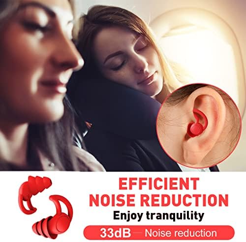 Ушни приклучоци за откажување на бучава за спиење, силиконски уши за намалување на бучавата, надградба на звучни блокирачки ушни приклучоци