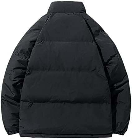 Kulywon Зимска јакна за леб за menубовници за мажи и жени стојат јака плус кадифено задебелен плус големина зимски палта за жени 3x