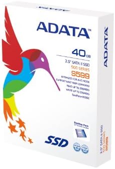 Adata 40GB Sandforce 2,5-инчен SATA II 3.0 GB/s Внатрешен погон на цврста состојба AS599S-40GM-C