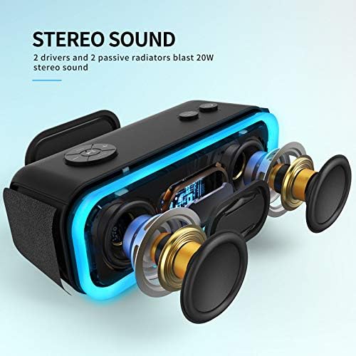 Doss Soundbox Pro Bluetooth звучник сино пакет звук на допир Bluetooth звучник сиво