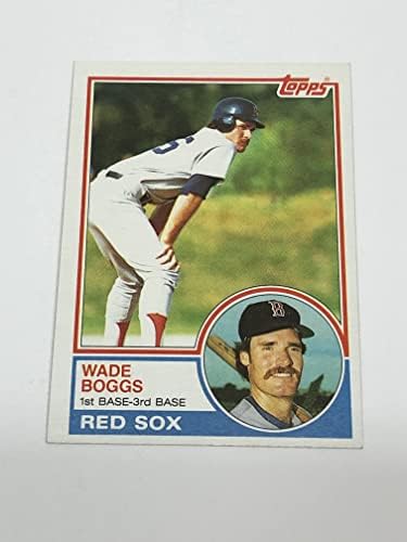 1983 година Бејзбол Топс 498 Вејд Боггс дебитантска картичка