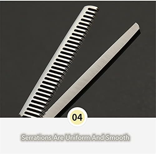 XJPB ножици за сечење коса Постави комплет за фризерски ножици 6.0 инч 6cr не'рѓосувачки челик за бербер салон мажи жени жени тапа рачка