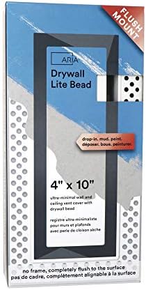 Aria Vent Drywall Lite Mild - Регистар на воздух - 4 инчи x 10 инчи, сатентвит