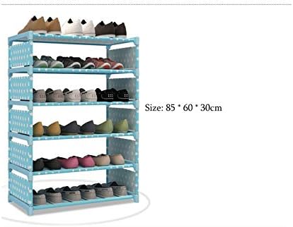 WSZJJ Едноставни Кабинети За Чевли DIY Повеќеслојно Склопување На Решетката За Чевли Модерен Едноставен Организатор За Чевли