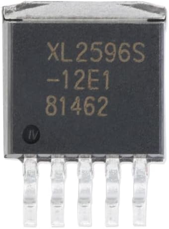 Jessinie 10PCS XL2596S-12E1 TO263-5 3A 12V 150KHz чекор-надолу DC конвертор XL2596S Електронски компоненти