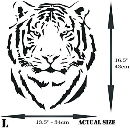 Тигар Главата Матрица, 13.5 х 16.5 инчен-Африка Голема Мачка Диви Животни Матрици За Сликарство Дефиниција