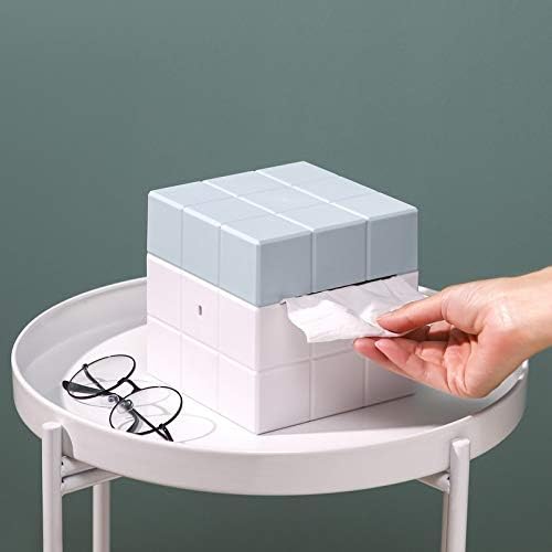 Кутија За ткиво Нова Кутија За Ткиво Со Коцки Шуплив врежан Дизајн Отстранлив Стабилен Фиксен Едноставна Кутија За Складирање Во Нордиски Стил