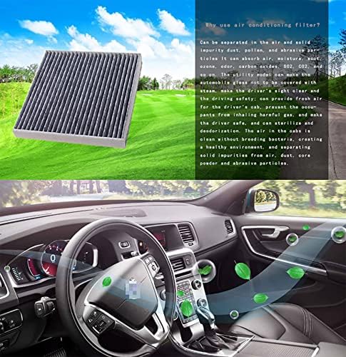 Filter Gaeaauto Engine and Cabin Air Filter for 2018-2021 Jeep Wrangler JL Gladiator JT 68257030AAA 68301863AA WP10371