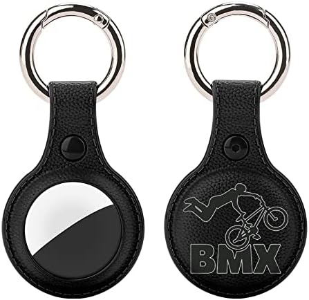 Bmx Велосипед Tpu Случај За AirTag Со Заштитен Капак Со Приврзок За Клучеви Пронаоѓач На Воздушни Ознаки Држач За Додатоци За Тракери За Клучеви Ранец Миленичиња Багаж