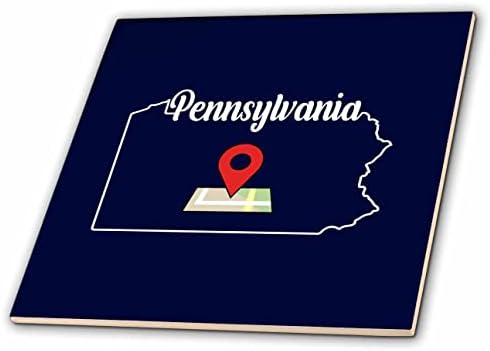 3дроза Во Посета На Пенсилванија Тука Држава Преглед Патување Маркер-Плочки