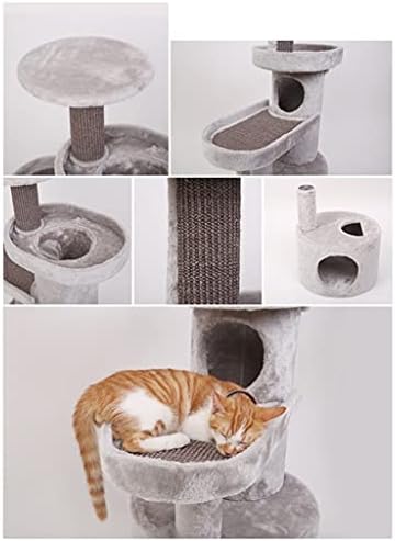 Модерна Мачка Дрво Кула Замокот Пет Отпадоци Мачка Легло Кревет Качување Рамка Гребење Одбор Гнездо Сисал Мелење Канџа Скокање
