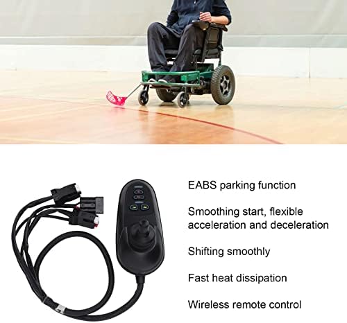 ZJchao Џојстик Контролер, 24v Dc Четка Мотор Мобилност Инвалидски Колички Додаток Електрични Инвалидска Количка Џојстик Контролер Далечински Управувач