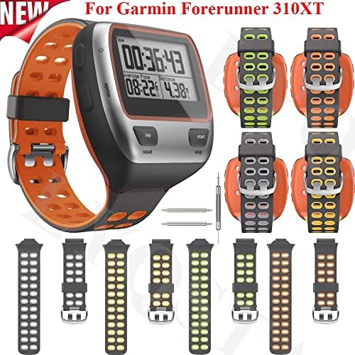 Заменски ленти за замена на Silicone Watchband за Garmin Forerunner 310xt 310 XT Smart Watch Band Band Band Sport Sport нараквица појас
