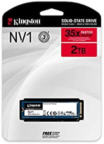 Kingston NV1 2TB M.2 2280 NVME PCIE Внатрешен SSD до 2100 MB/s SNVS/2000G
