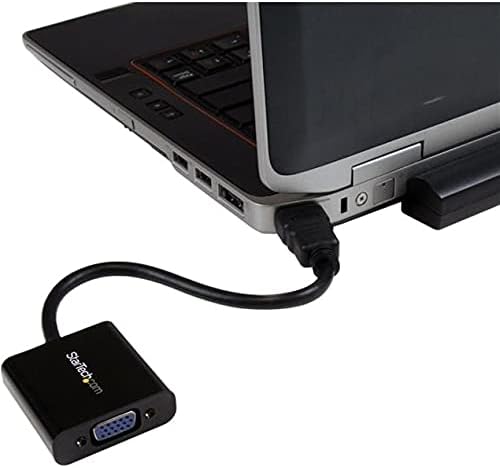 Startech.com 1080p 60Hz HDMI до VGA адаптер за дисплеј со голема брзина - активен HDMI до VGA видео конвертор за лаптоп/компјутер/монитор,