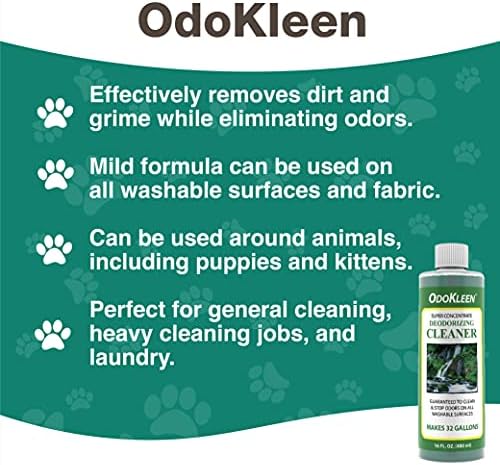 Naturvet Odokleen Super Concentrate Deodorizing Clean Clean - помага во елиминирање на мирисите од кучињата, мачките - ја отстранува нечистотијата,