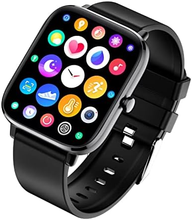 Bzdzmqm Паметни Часовници за iPhone Android, Повик Примање/Бирање, 1.7 ВО HD Паметен Часовник Со Целосен Допир Водоотпорен Фитнес Часовник